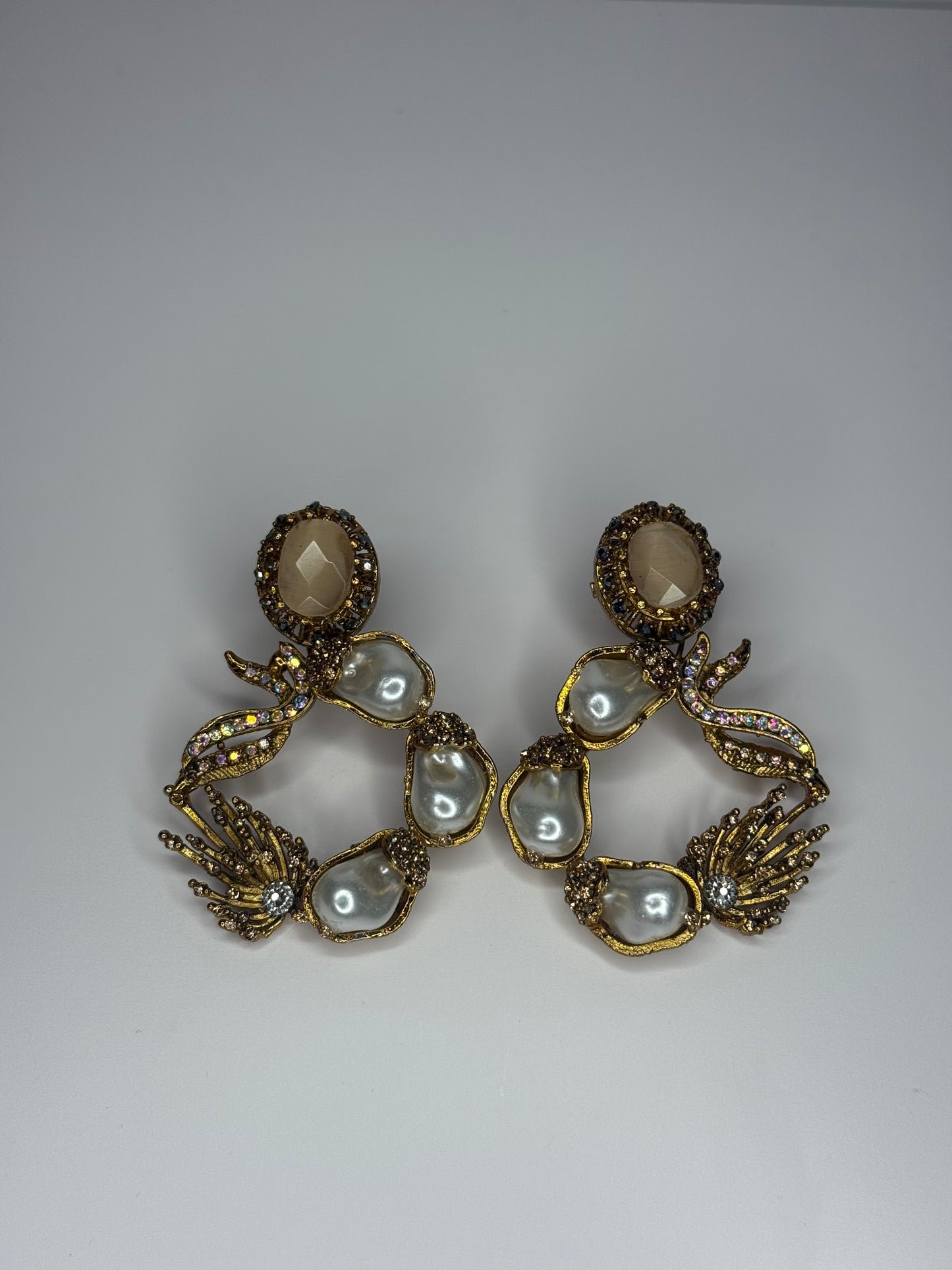 Champagne Turkish Earrings