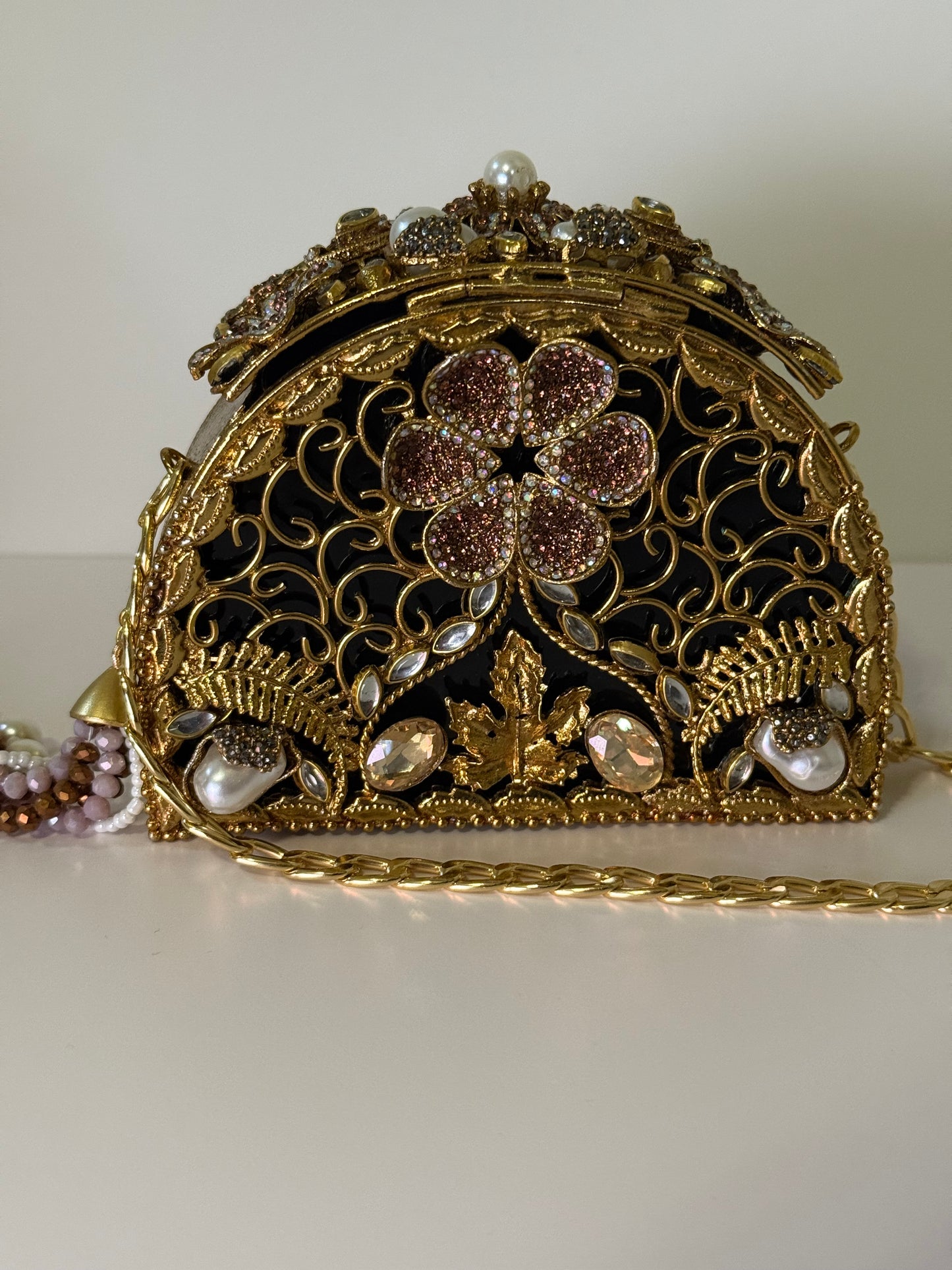 Champagne Turkish Clutch