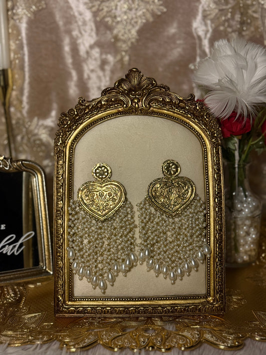 Heart Earrings - Gold