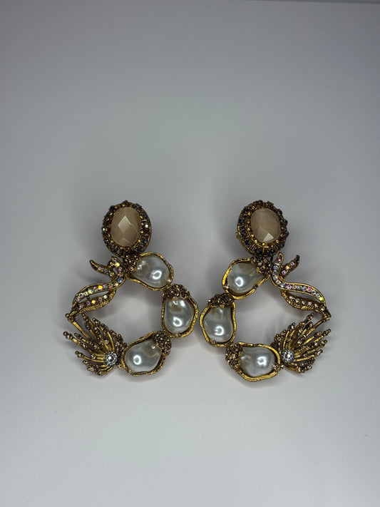 Champagne Turkish Earrings