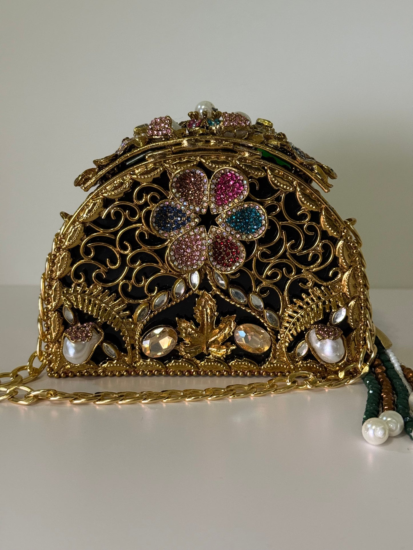Emerald Green Turkish Clutch