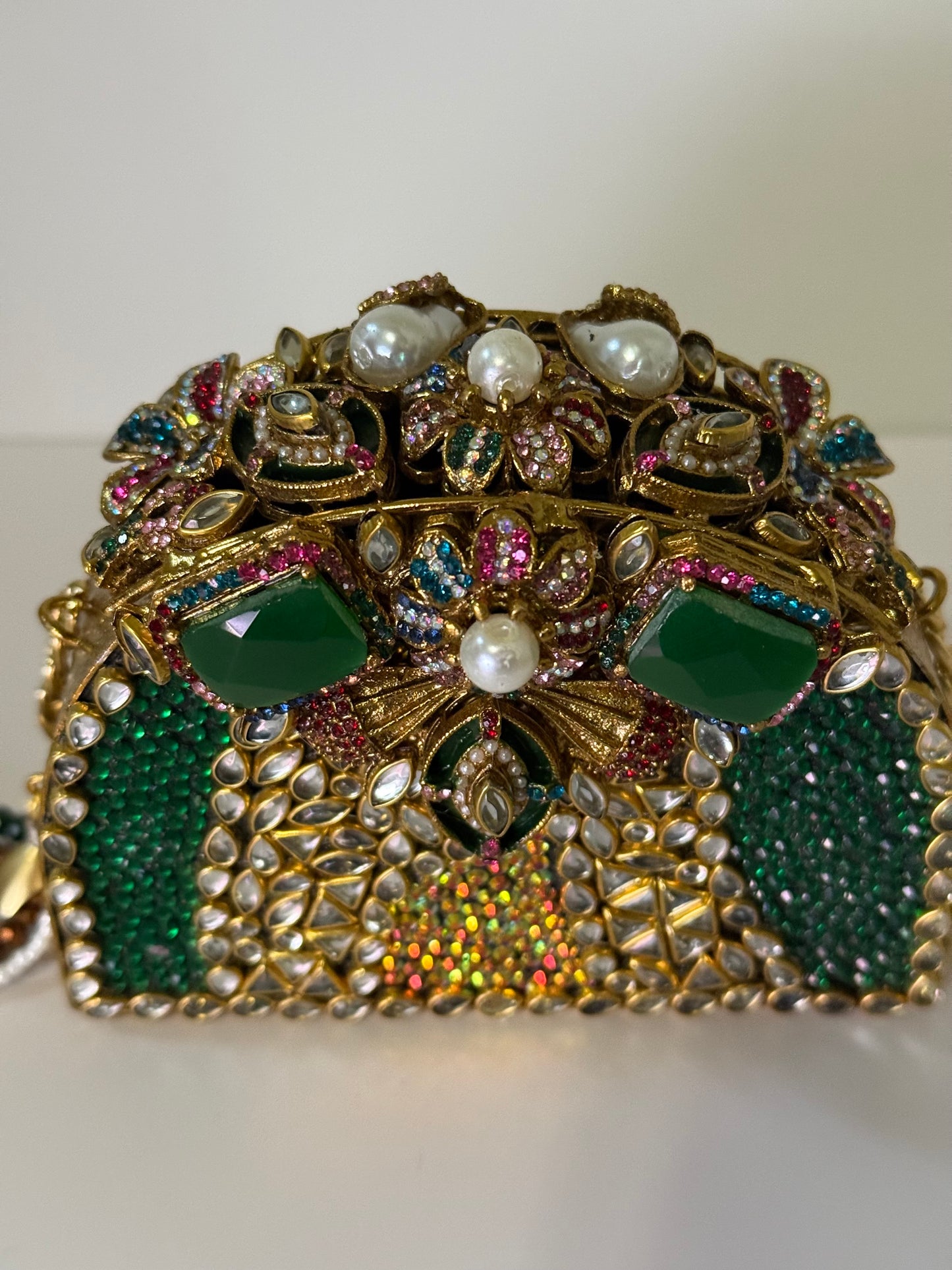 Emerald Green Turkish Clutch