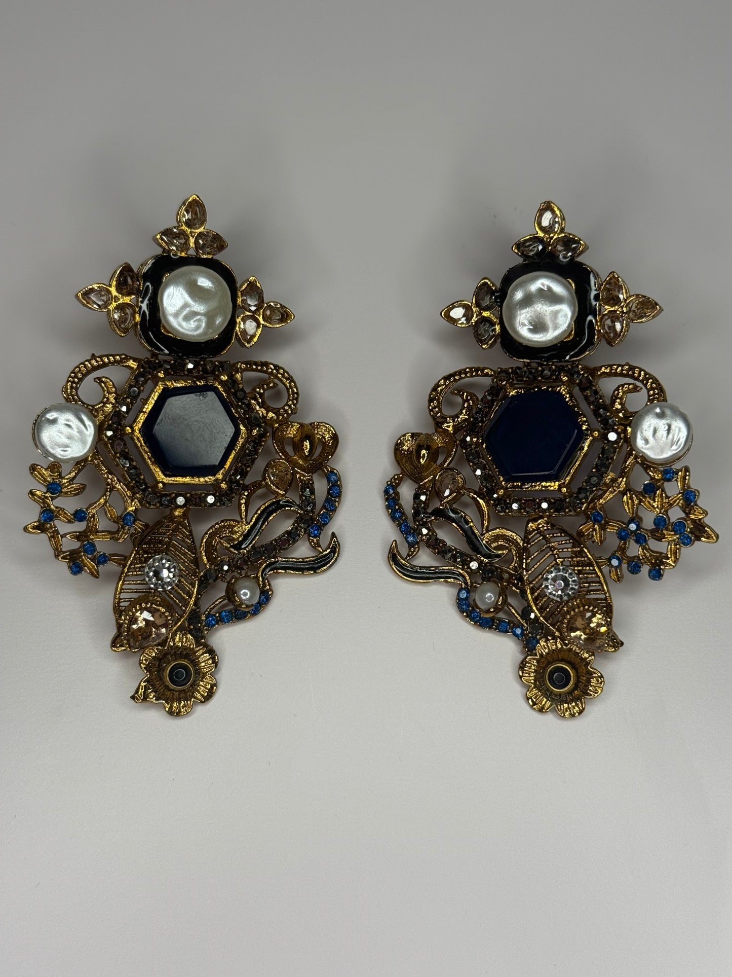 Blue Turkish Earrings