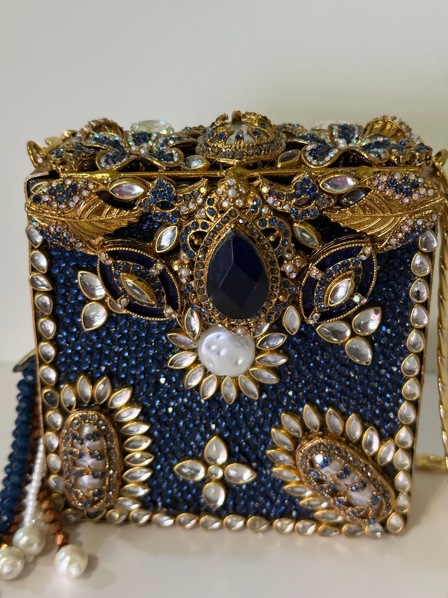 Dark Blue Turkish Clutch