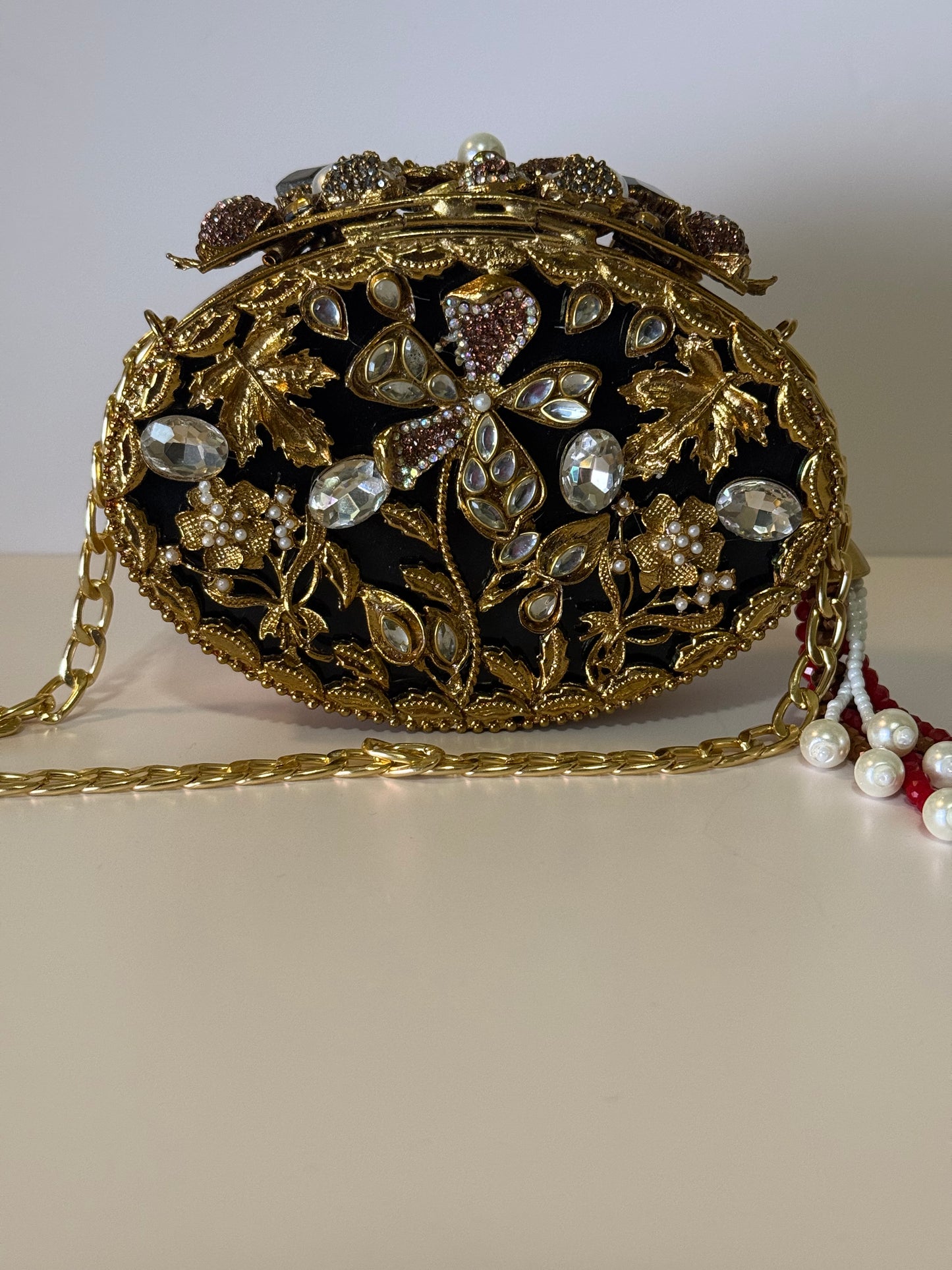 Maroon Turkish Clutch