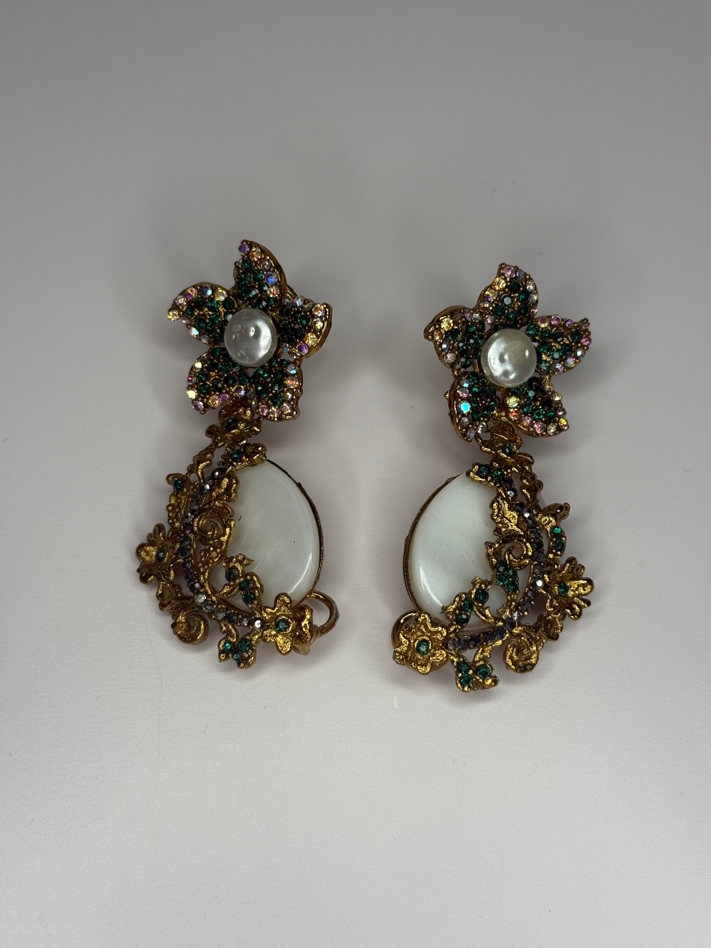 Green Turkish Earrings