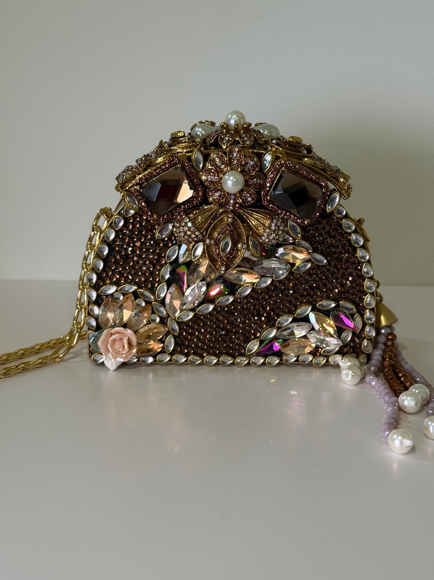 Champagne Turkish Clutch